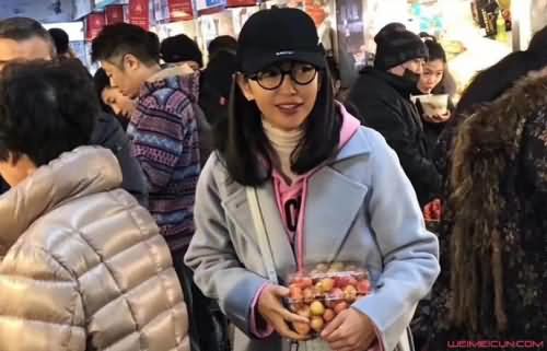 偶遇李冰冰买菜 偶遇李冰冰买菜