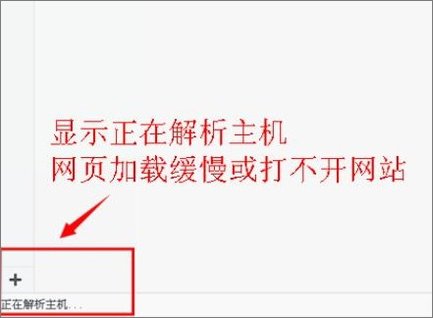 打开浏览器一直提示正在解析主机,教你解决Win10打开浏览器一直提示正在解析主机的问题