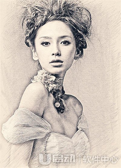 美图秀秀一分钟将照片转换成写生素描7