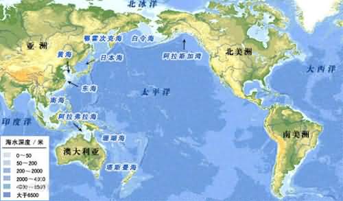 世界上面积最大的海洋—太平洋