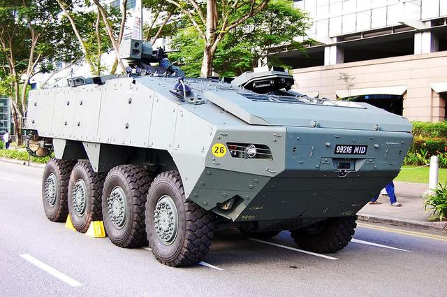 从香港扣留的新加坡装甲车中国能从中获取技术
